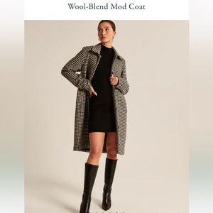 Abercrombie Wool-Blend Mod Coat (XS, petite)